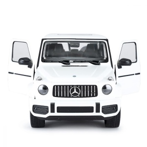 Masinuta Rastar RC - Mercedes-Benz G63, alb, 1:24 - Img 6