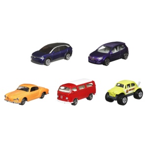 MATCHBOX SET 5 MASINUTE METALICE MBX VOLKSWAGEN SCARA 1:64 - Img 2