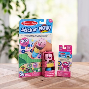 MELISSA AND DOUG STICKER WOW SET DE JOACA AUTOCOLANTE SI STAMPILA INGHETATA