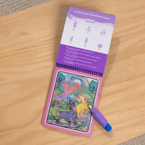 MELISSA AND DOUG WATER WOW CARTE DE COLORAT UNICORNI CU APA - Img 8
