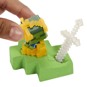 MINECRAFT MINI MODE SET EXPLORARE MINIERA GRI SI ALB - Img 3