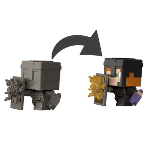 MINECRAFT MINI MODE SET EXPLORARE MINIERA PREPARAREA POTIUNILOR GALBEN - Img 2