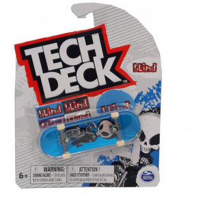 Mini placa skateboard Tech Deck, Blind Turcoaz