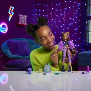 MONSTER HIGH PAPUSA CLAWDEEN WOLF SI CATELUL CRESCENT - Img 4