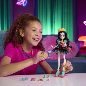 MONSTER HIGH PAPUSA SKELITA CALAVERAS CU ACCESORII - Img 5