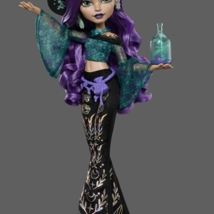 MONSTER HIGH VRAJA LUNII PAPUSA WILLOW THORNE CU ACCESORII - Img 5