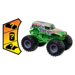 MONSTER JAM MASINUTA METALICA GRAVE DIGGER SCARA 1 LA 64 - Img 2