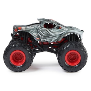 MONSTER JAM MASINUTA METALICA WOLF'S HEAD SCARA 1 LA 64 - Img 4