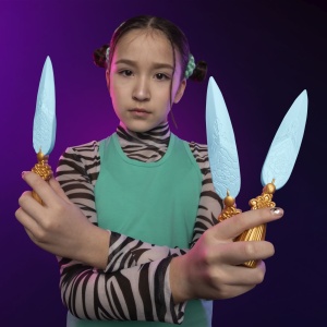 NERF K POP VANATORI DE DEMONI LAMELE SPIRITUALE ALE LUI ZOEY - Img 4