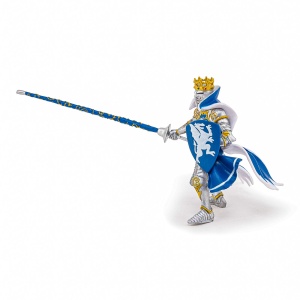PAPO FIGURINA REGE CU BLAZON DRAGON albastru - Img 4