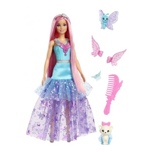 Papusa Barbie Dreamtopia, Zana cu Tinuta Stralucitoare - Img 2