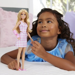Papusa Barbie Fashionistas cu gips pentru brat, 32.5cm, multicolor - Img 3