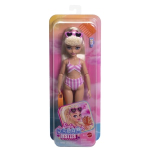 Papusa Barbie Malibu, accesorii plaja, 32.5x12.5x5.5cm, set