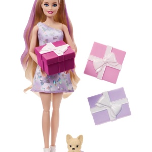 Papusa Barbie Party Unboxed Reveal, Blonda - Img 3