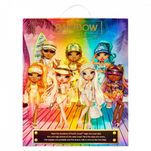 Papusa cu accesorii Rainbow High Pacific Coast - Hali Capri, 28 cm - Img 4
