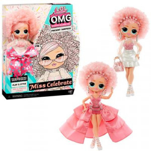 Papusa L.O.L. Surprise! OMG Birthday Doll - Miss Celebrate - Img 5