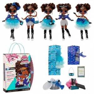 Papusa L.O.L. Surprise! OMG Birthday Doll. Miss Glam cu 20 surprize, seria 4 - Img 5