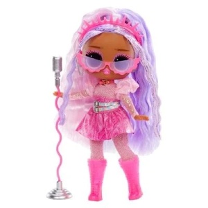 Papusa L.O.L. Surprise Tweens Neon Pop Stars, Kitty K - Img 3