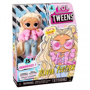 Papusa L.O.L. Surprise! Tweens S4 - Olivia Flutter, 15 surprize