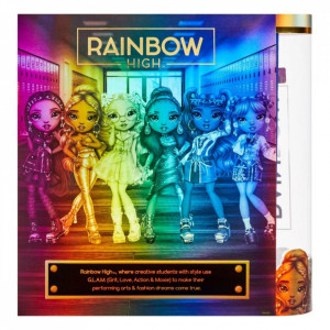 Papusa Rainbow High Fashion Doll, S4, Lila Yamamoto, 28cm - Img 7