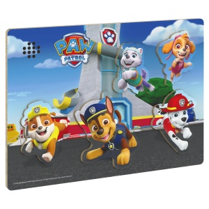 PATRULA CATELUSILOR PUZZLE DIN LEMN CU SUNETE SI FORME - Img 2