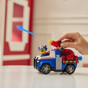 PATRULA CATELUSILOR VEHICUL DE SALVARE MASINA DE POMPIERI SI FIGURINA CHASE - Img 5