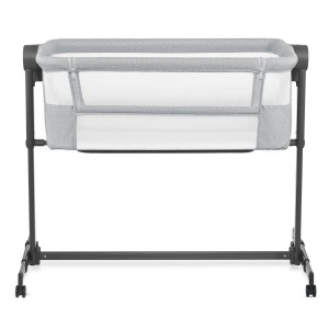 PATUT CO-SLEEPER KINDERKRAFT NESTE UP 2, GRI DESCHIS