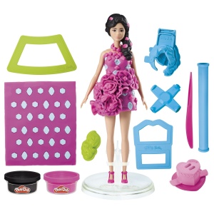 PLAY DOH BARBIE SET CREATII VESTIMENTARE PIETRE PRETIOASE SI PANGLICI - Img 4