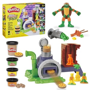 PLAY DOH POVESTIRI CU TESTOASE NINJA ADOLESCENTE MUTANTE SET PLASTELINA PIZZA TAIE SI ARUNCA - Img 8