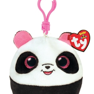 PLUS BRELOC TY 8.5CM SQUISHY BEANIES PANDA BAMBOO