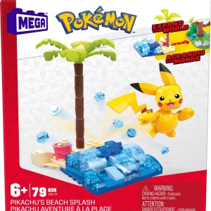 POKEMON MEGA SET DE CONSTRUCTIE PLAJA LUI PIKACHU