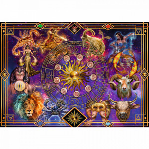 Puzzle Spiral Trefl 1040piese - Semne Zodiacale - Img 2