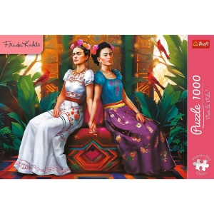 PUZZLE TREFL 1000 PREMIUM PLUS FRIDA KAHLO DOUA FETE - Img 3