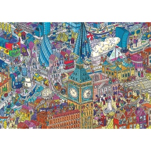 PUZZLE TREFL 1000 UFT EYE SPY TRAVEL LONDRA - Img 2