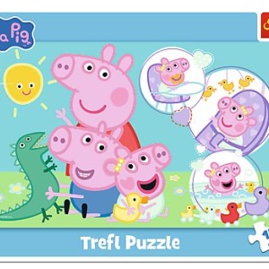 PUZZLE TREFL 15 CU CADRU PEPPA PIG CEA MAI DRAGUTA PURCELUSA