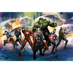 PUZZLE TREFL 160 MARVEL RAZBUNATORII SUPERPUTERI - Img 2