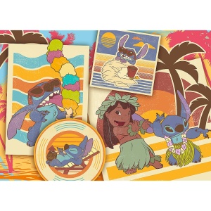 PUZZLE TREFL 200 STITCH LA PLAJA CU LILO SI STITCH - Img 2