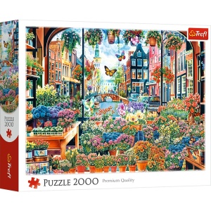PUZZLE TREFL 2000 MAGAZIN DE FLORI IN AMSTERDAM