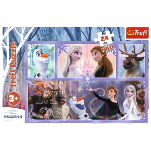 PUZZLE TREFL 24 MAXI FROZEN2 O LUME MAGICA - Img 3