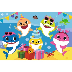 PUZZLE TREFL 24 MAXI HAPPY BABY SHARK - Img 2
