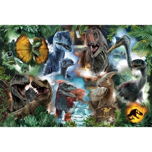 PUZZLE TREFL 300 JURRASIC WORLD DINOZAURII FAVORITI - Img 2