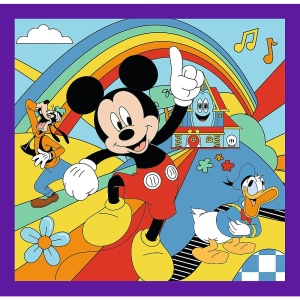 PUZZLE TREFL 3IN1 MICKEY MOUSE SI PRIETENII MICKEY SI ECHIPA LUI VESELA - Img 2