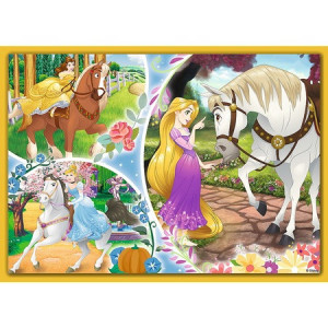 Puzzle Trefl 4in1 Disney Princess - Ziua Fericita 207 piese - Img 3