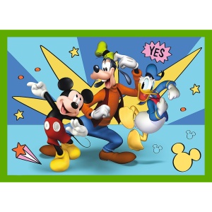 PUZZLE TREFL 4IN1 MICKEY MOUSE SI PRIETENII - Img 2