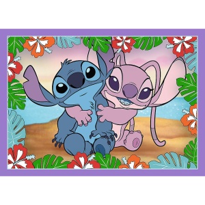 PUZZLE TREFL 4IN1 STITCH ZIUA FERMECATA - Img 2