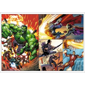 PUZZLE TREFL 4X250 AVENGERS MARVEL ZILE EROICE - Img 5