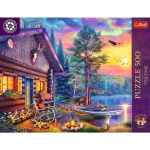 PUZZLE TREFL 500 PREMIUM PLUS TEA TIME CABANA APUS DE SEARA - Img 3