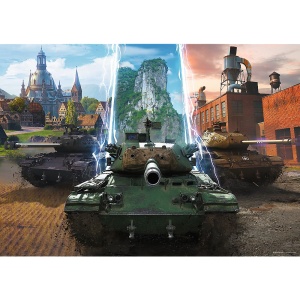 PUZZLE TREFL 500 WORLD OF TANKS TIMP PENTRU ACTIUNE - Img 2