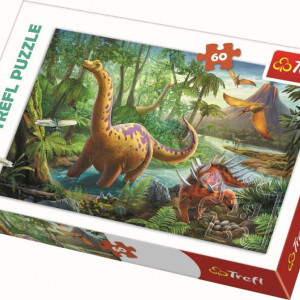 Puzzle Trefl 60piese - Migratia Dinozaurilor