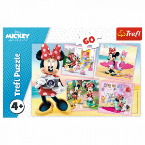 Puzzle Trefl 60piese - Minunata Minnie - Img 3